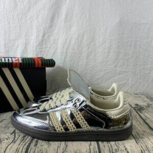 Adidas Samba x Wales Bonner Silver Metallic - Picture 3 of 7